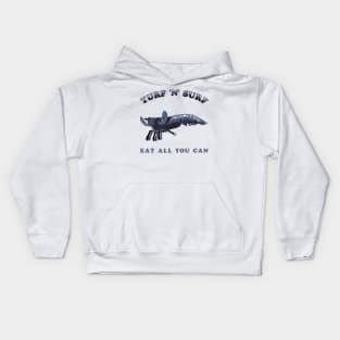 Turf 'n' Surf - Eat All You Can Kids Hoodie